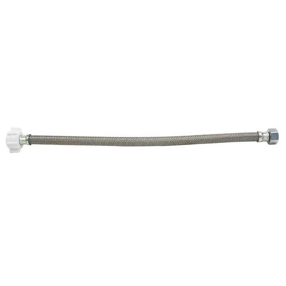BrassCraft 1/2 in. FIP x 7/8 in. Ballcock Nut x 16 in. Braided Polymer Toilet Supply Line