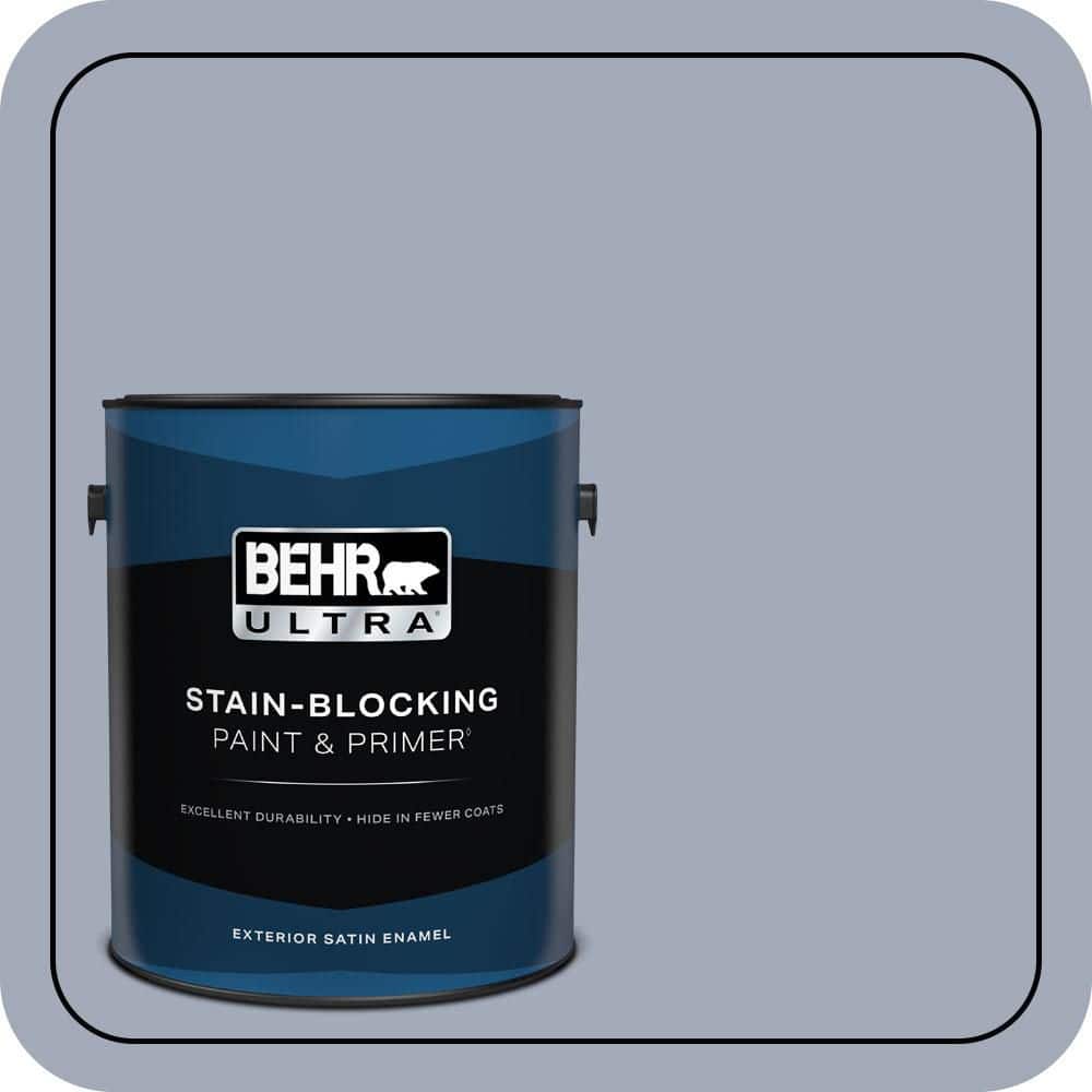 BEHR ULTRA 1 gal. #610F-5 Ridge View Satin Enamel Exterior Paint & Primer