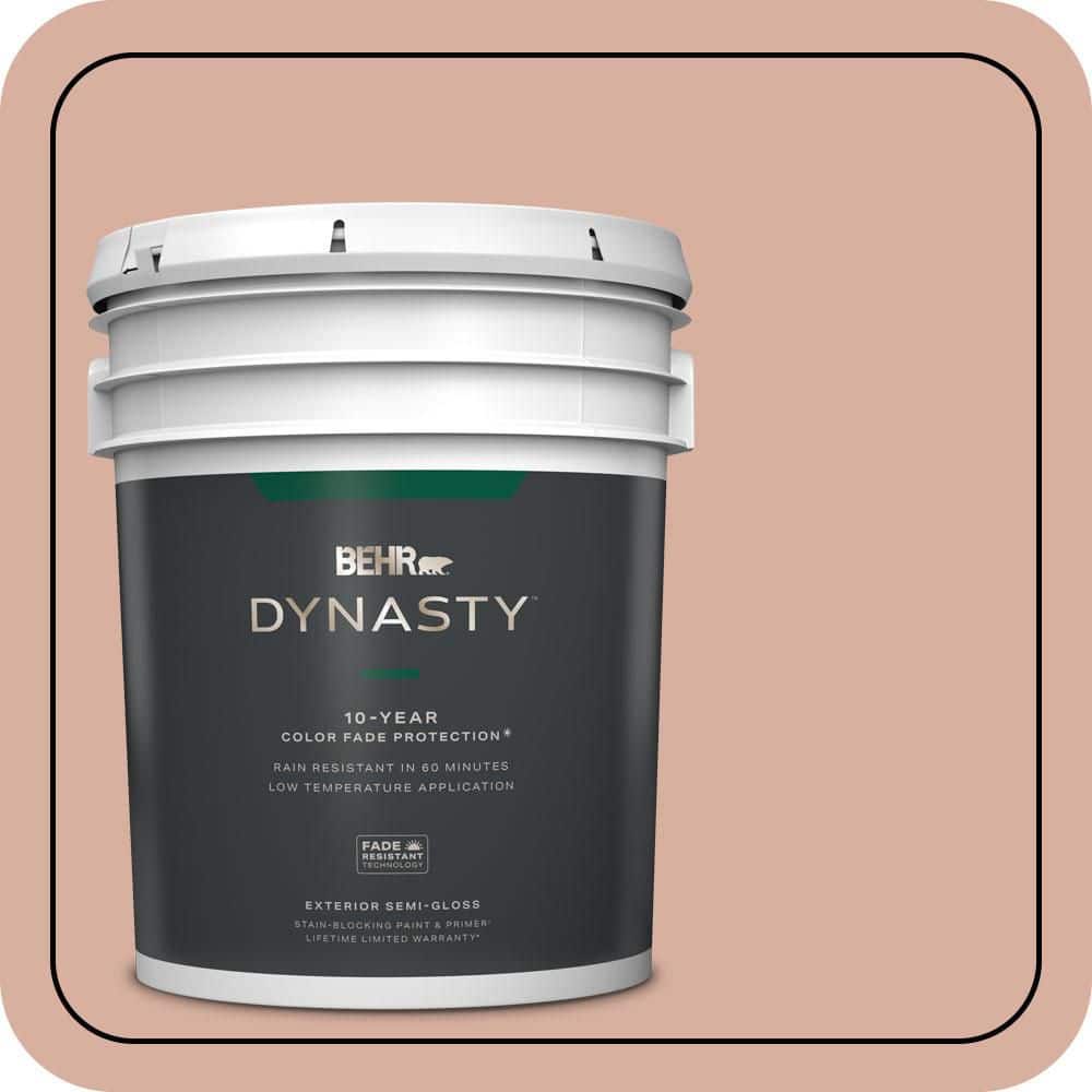BEHR DYNASTY 5 gal. #S180-3 Flowerpot Semi-Gloss Exterior Stain-Blocking Paint & Primer