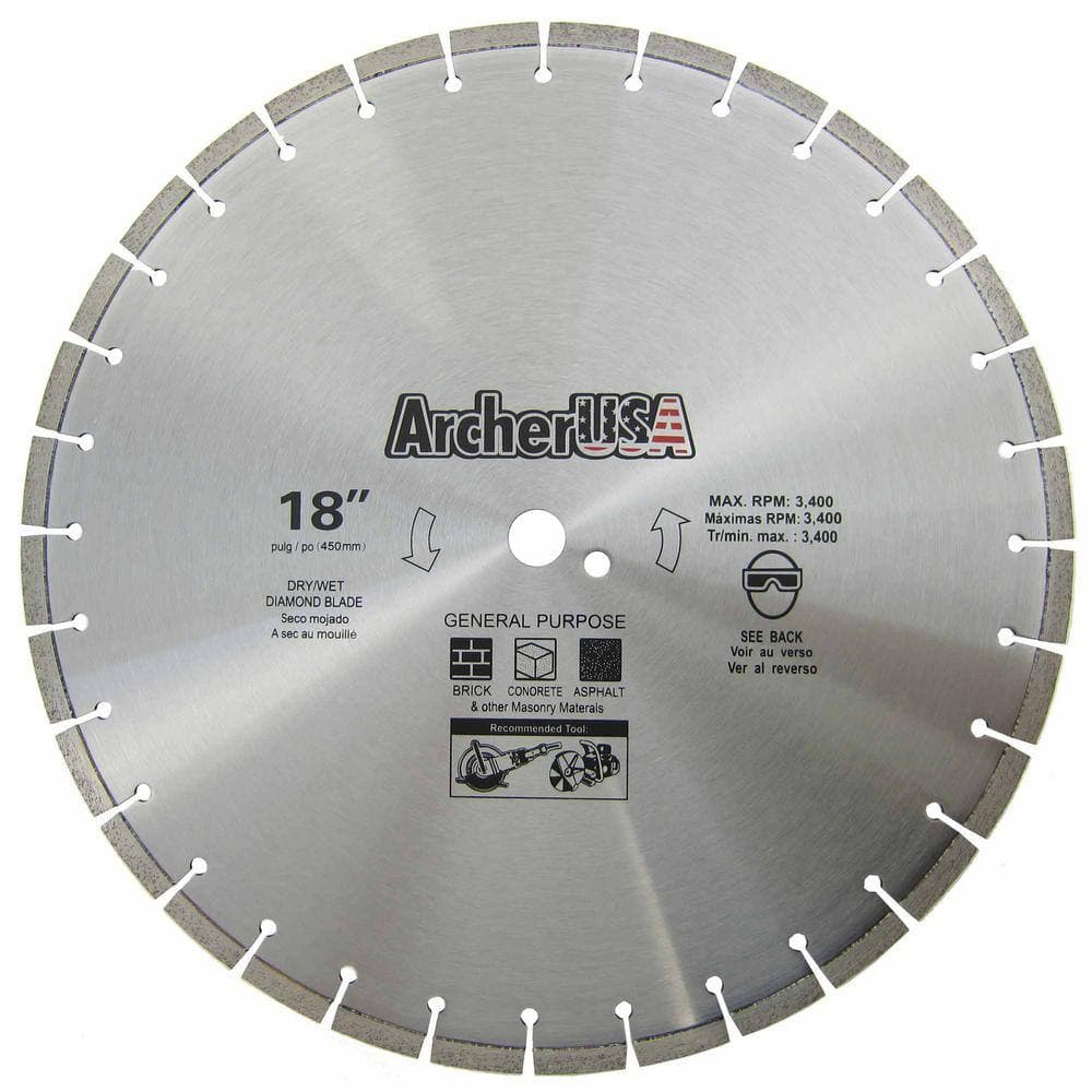 Archer USA 18 in. Diamond Blade for General Purpose (2)