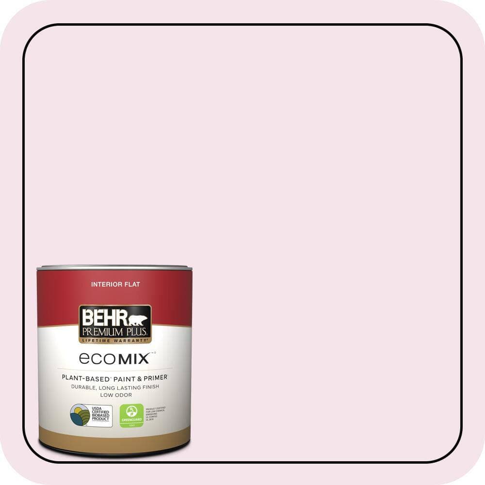 BEHR PREMIUM PLUS 1 qt. #690A-1 Zephyr Flat EcoMix Plant-Based Interior Paint & Primer (1)
