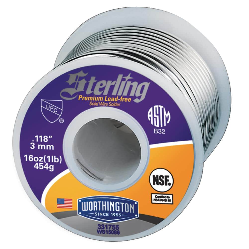 Worthington 16 oz. Sterling Premium Solder