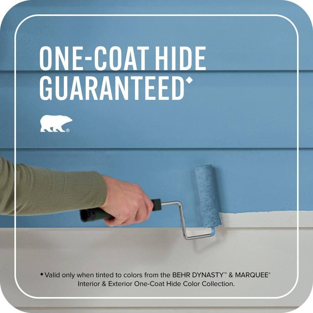 BEHR MARQUEE 1 gal. #MQ5-56 Empire Blue Flat Exterior Paint & Primer (3)