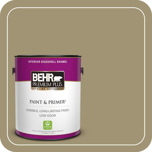 BEHR PREMIUM PLUS #380F-6 River Bank Enamel & Primer Color Sample (2)