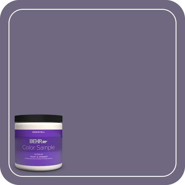 BEHR PREMIUM PLUS 8 oz. #S570-6 New Orleans Eggshell Enamel Interior Paint & Primer Color Sample (2)