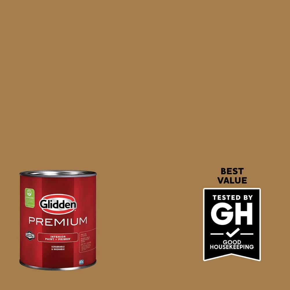 Glidden Premium 1 qt. PPG1091-7 Look At Me Flat Interior Latex Paint