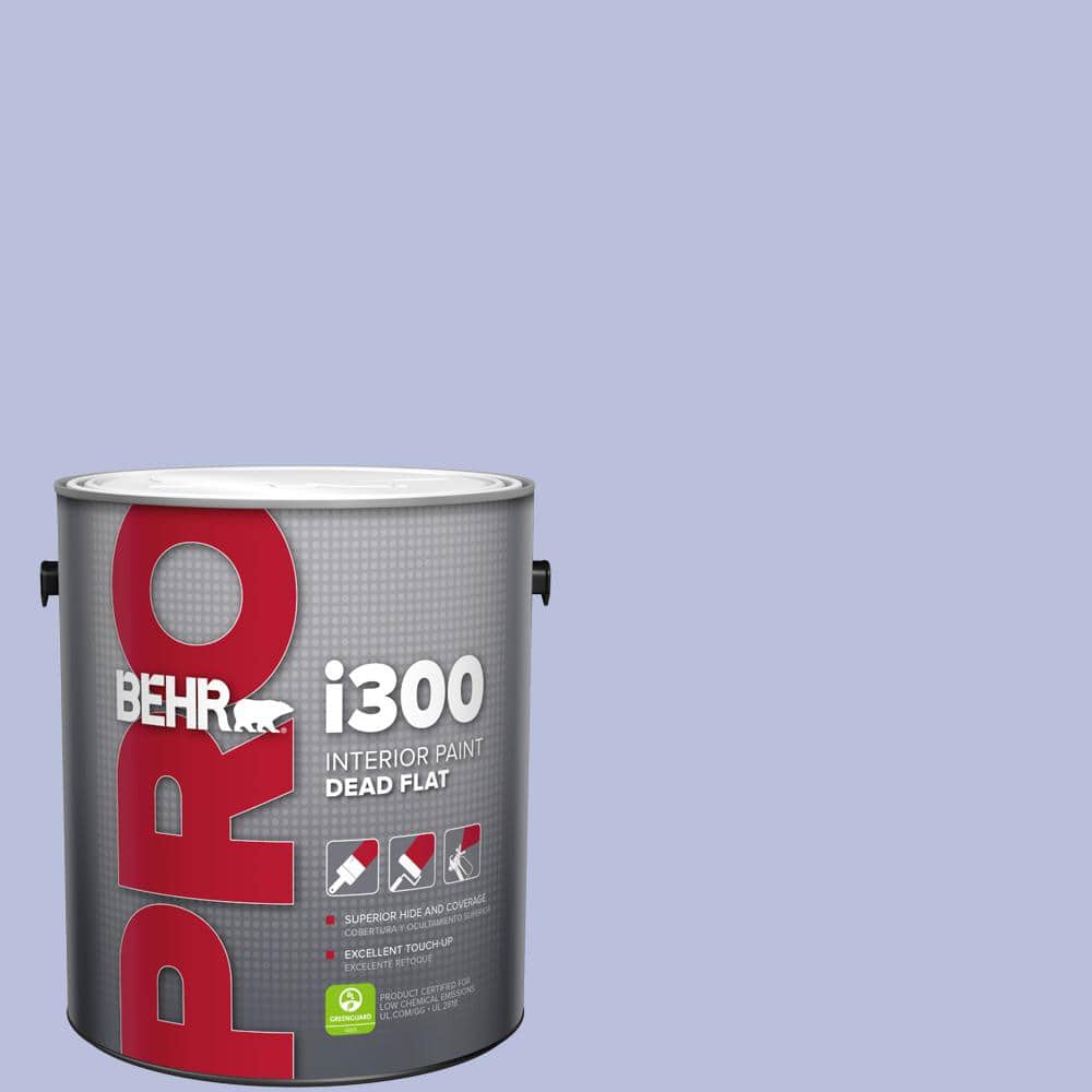 BEHR PRO 1 gal. #620A-3 Rhapsody Lilac Dead Flat Interior Paint