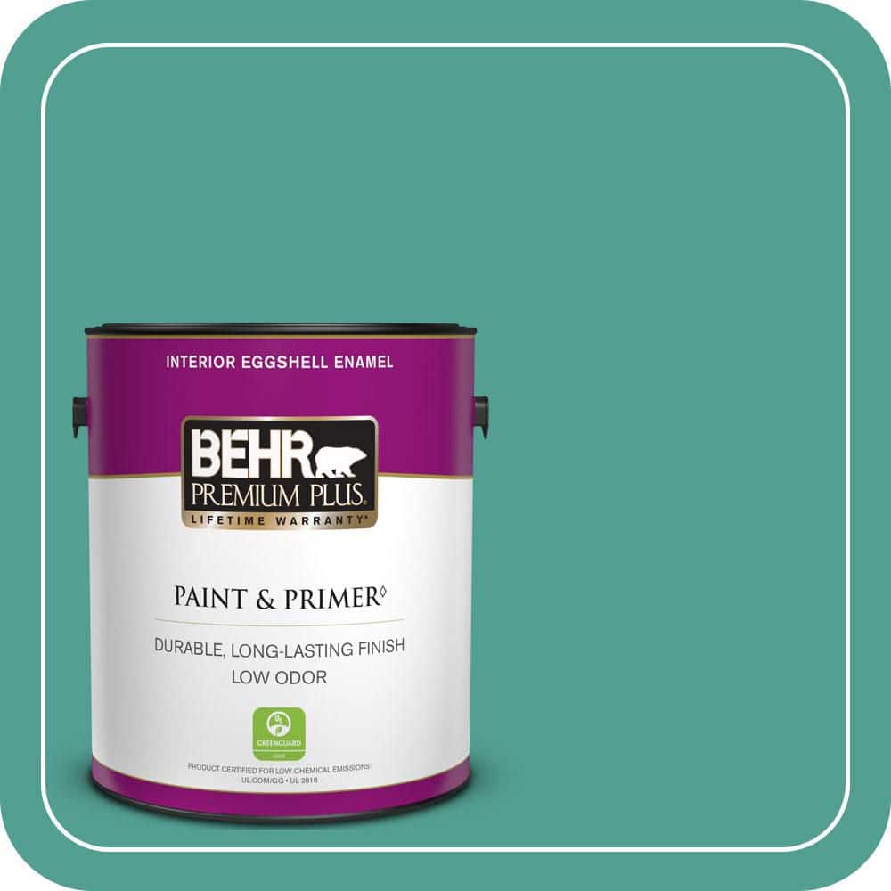 BEHR PREMIUM PLUS Home Decorators Collection #HDC-WR15-9 Aqua Revival Enamel Interior/Exterior Paint & Primer Color Sample (1)