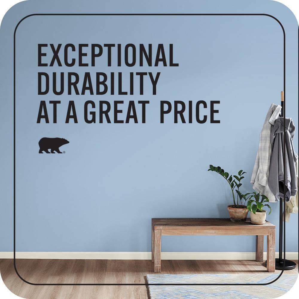 BEHR PREMIUM PLUS #PPU14-10 Blue Suede Enamel EcoMix Plant-Based & Primer (4)