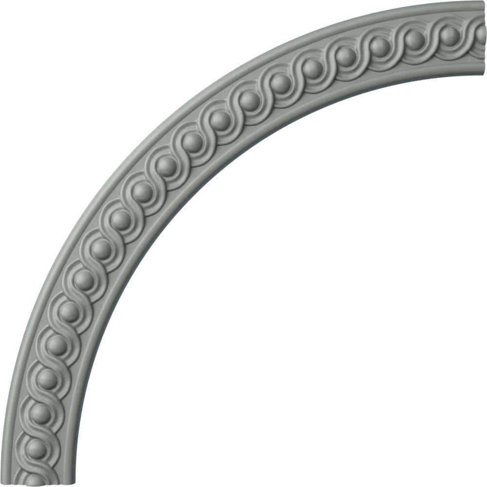 Ekena Millwork 40-1/4 in. Hillsborough Running Coin Ceiling Ring (1/4 of Complete Circle) (2)