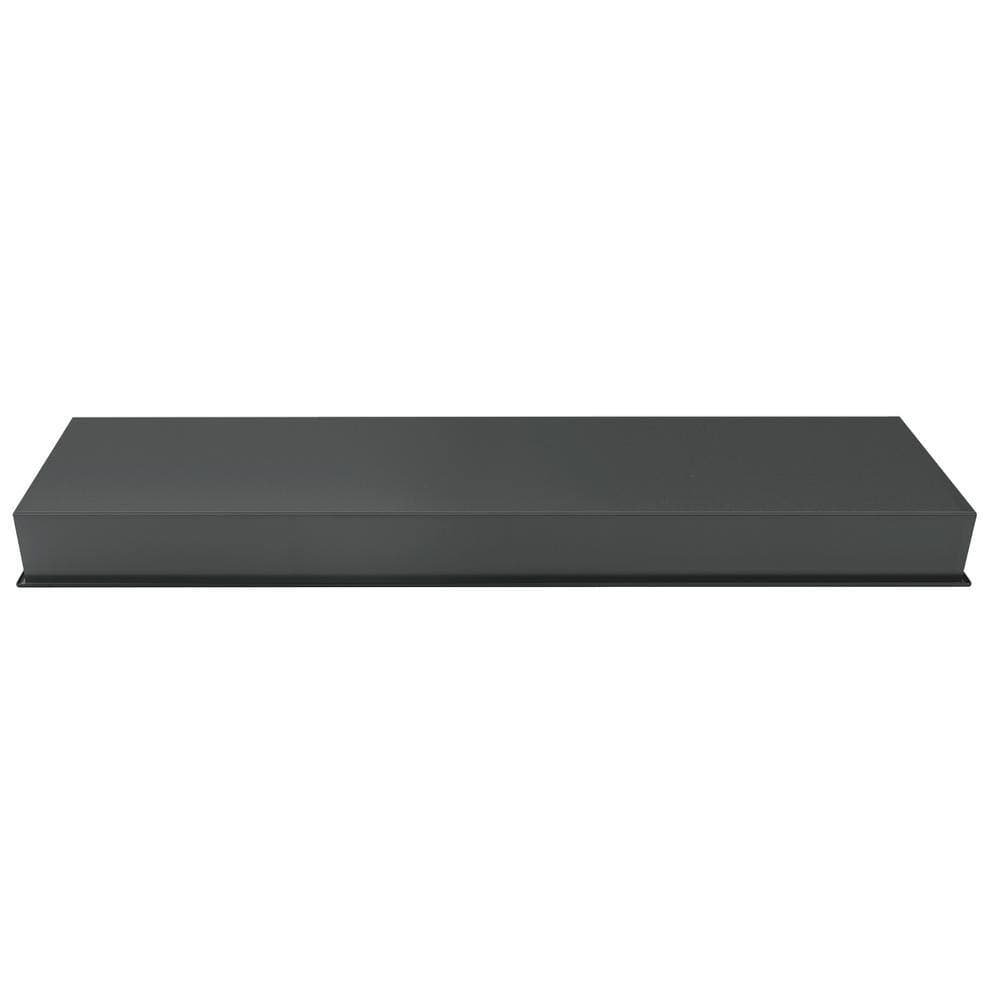 PULSE Showerspas 48.5 in. W x 13 in. H x 4 in D Stainless Steel 2-Accessory Shelf Recessed Shower Niche in Gun Metal Black (3)