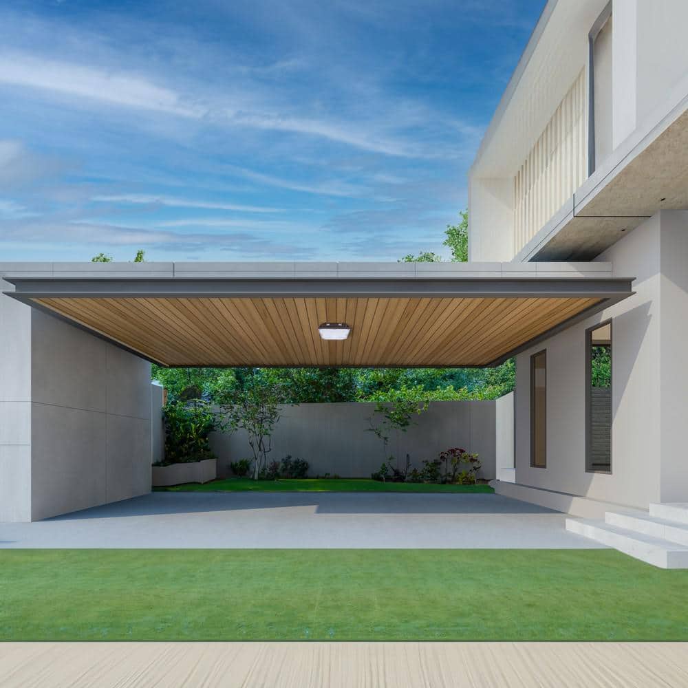 Feit Electric 4000 Lumen Integrated LED Selectable 5CCT Bronze Commercial Canopy Flood Light (3)