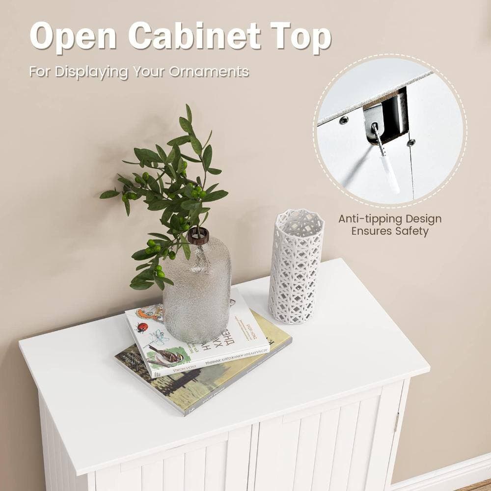 Volenca Bathroom Floor Storage Cabinet with 3 Drawers and 1 Cupboard (2)