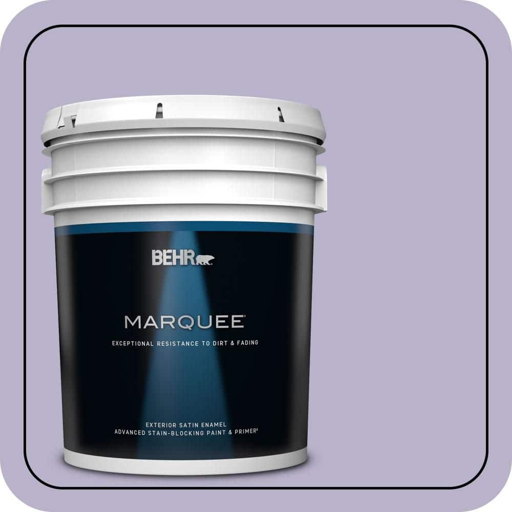 BEHR MARQUEE 5 gal. #S570-3 Bohemianism Satin Enamel Exterior Paint & Primer