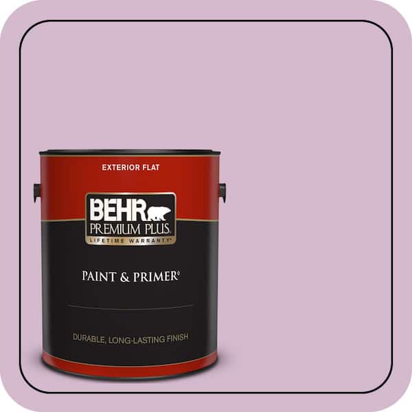 BEHR PREMIUM PLUS 5 gal. #M110-3 Bedazzled Semi-Gloss Enamel Low Odor Interior Paint & Primer (4)