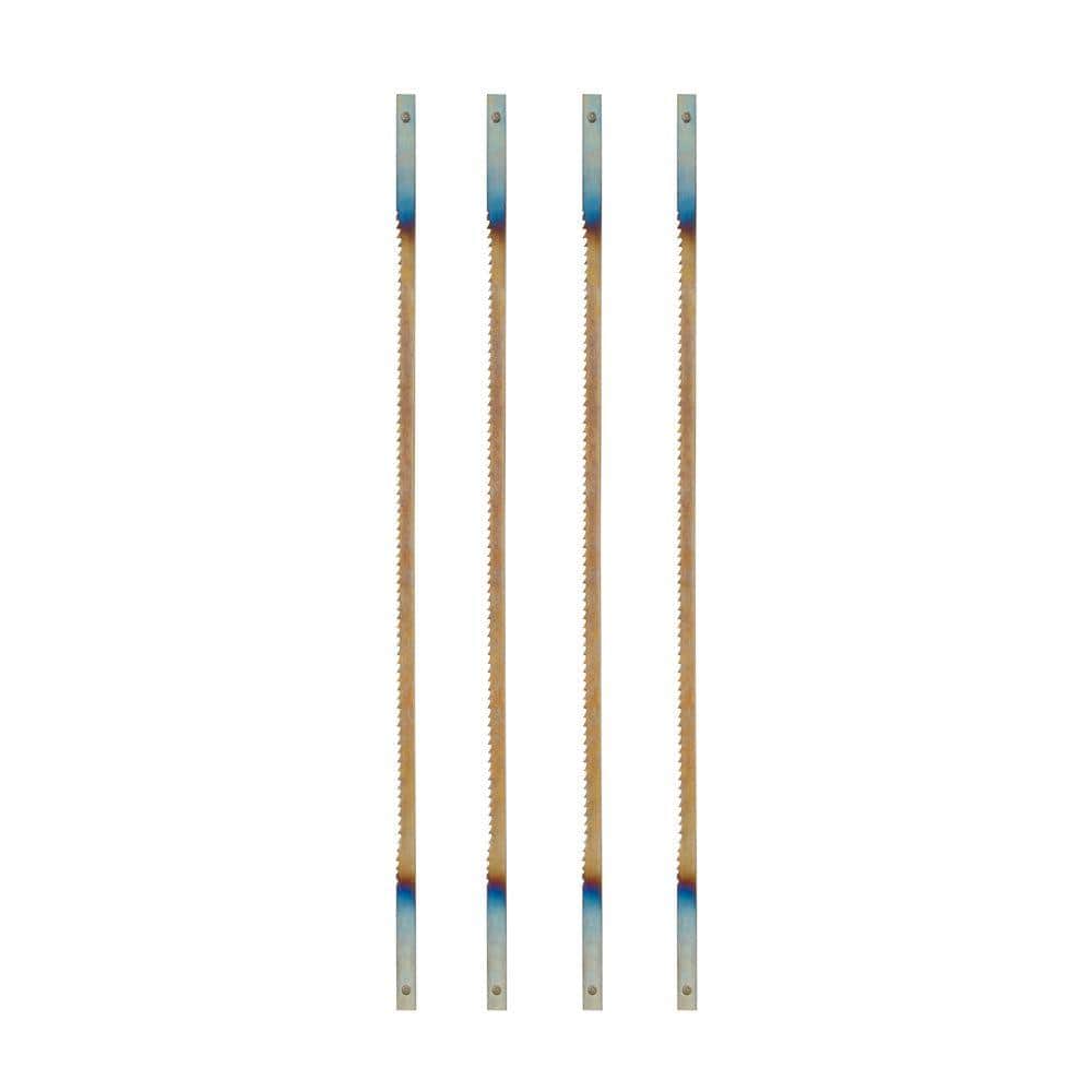 RYOBI 20 TPI Regular Tooth Scroll Saw Blades (4-Piece)