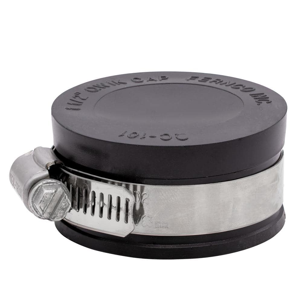 Fernco 1-1/2 in. Flexible PVC Qwik Cap for DWV