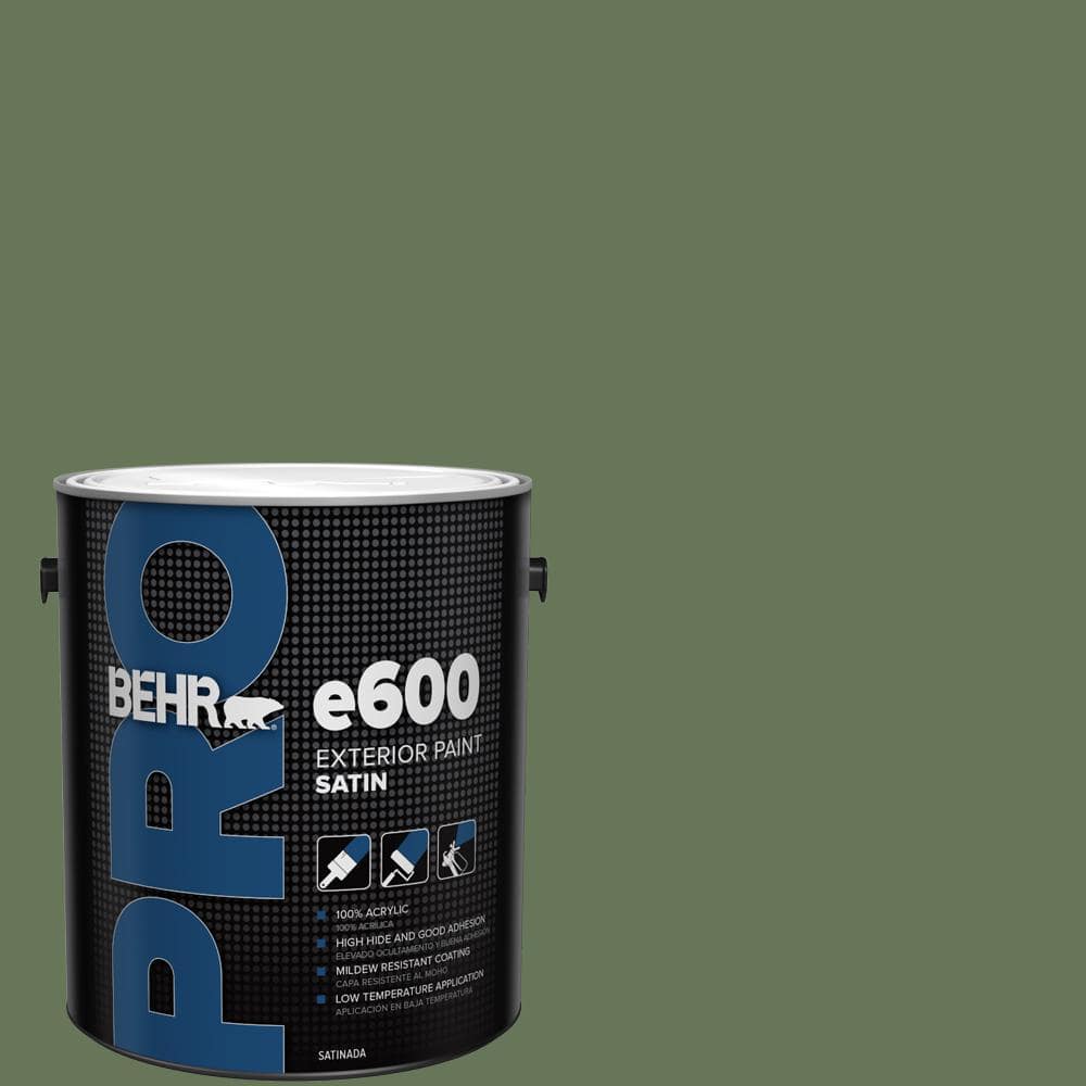 BEHR PRO 1 gal. #PPU10-01 Scallion Satin Exterior Paint