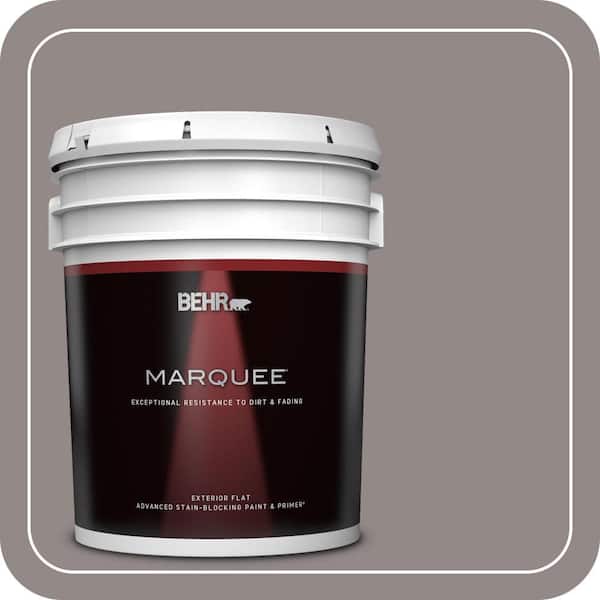 BEHR MARQUEE 5 gal. #PPU17-16 Polished Stone Flat Exterior Paint & Primer (2)