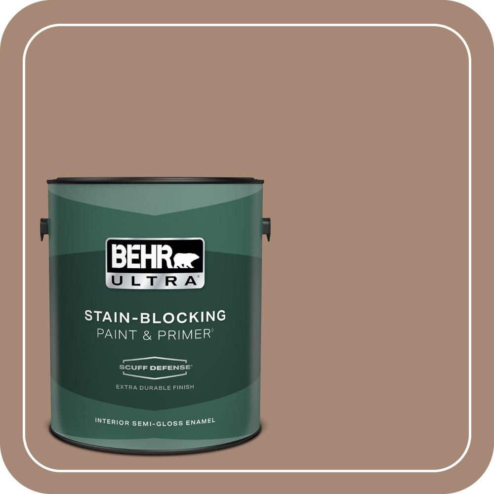 BEHR ULTRA 1 gal. #PPU3-14 Tribal Pottery Extra Durable Semi-Gloss Enamel Interior Paint & Primer
