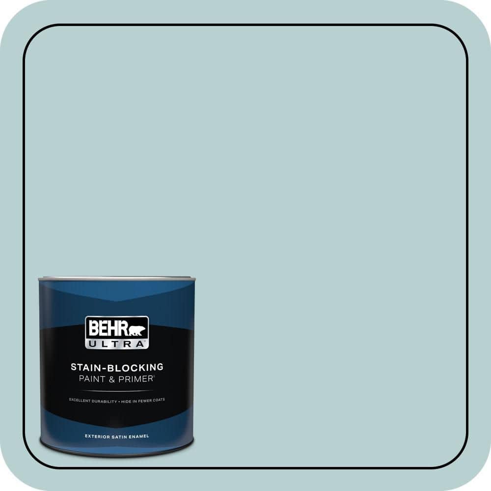 BEHR ULTRA 1 qt. #S440-2 Malaysian Mist Satin Enamel Exterior Paint & Primer