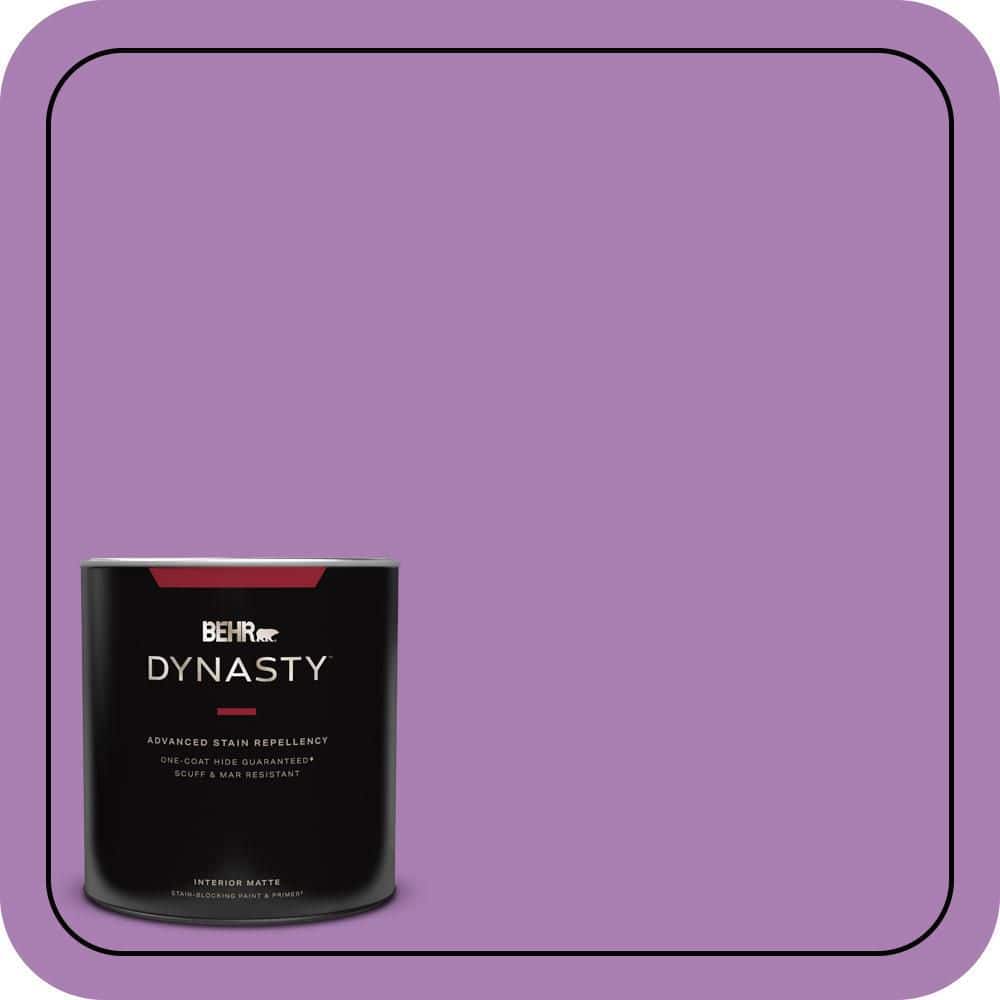 BEHR DYNASTY 1 qt. #P100-5 I Heart Potion Matte Interior Stain-Blocking Paint and Primer