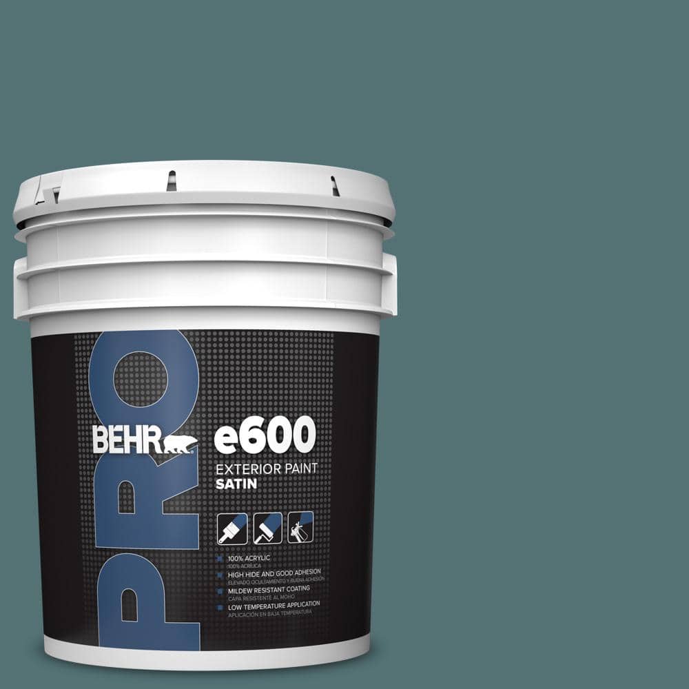 BEHR PRO 5 gal. #PPU13-02 Juniper Berries Satin Exterior Paint