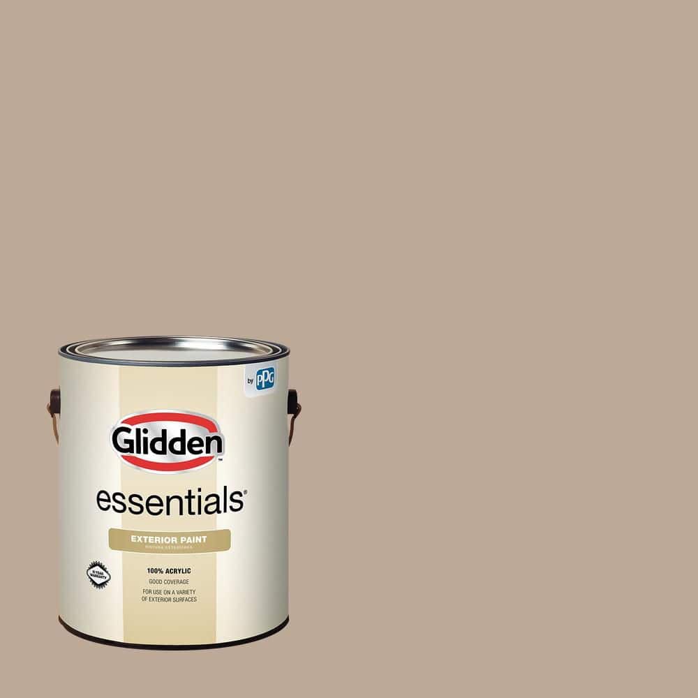 Glidden Essentials 1 gal. PPG1074-4 Notorious Flat Exterior Paint