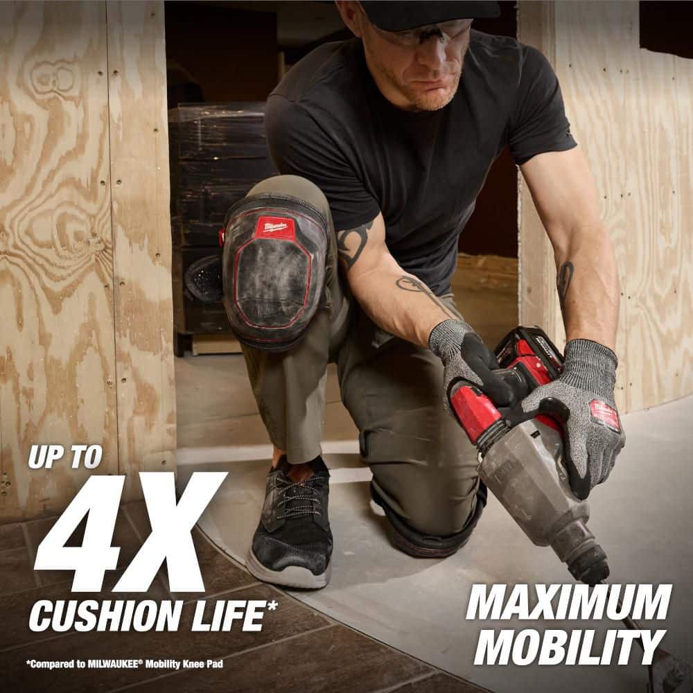 Milwaukee High Mobility Soft Knee Pads with Hook and Loop (4)