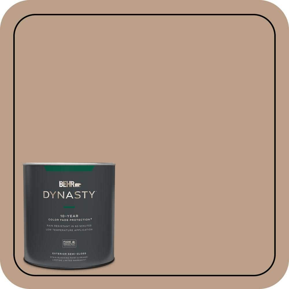 BEHR DYNASTY 1 qt. #N240-4 Sierra Semi-Gloss Enamel Exterior Stain-Blocking Paint & Primer