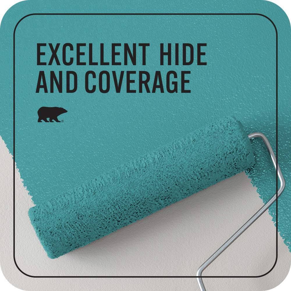 BEHR PREMIUM PLUS 1 qt. #M460-5 Aqua Fresco Flat EcoMix Plant-Based Interior Paint & Primer (2)