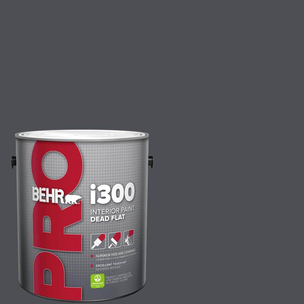 BEHR PRO 1 gal. #750F-6 Sled Dead Flat Interior Paint