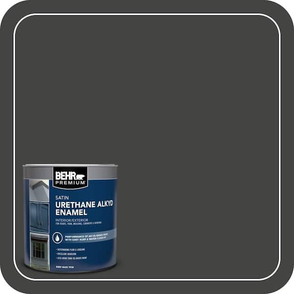 BEHR PREMIUM 1 qt. #PPU18-20 Broadway Satin Enamel Urethane Alkyd Interior/Exterior Paint (2)