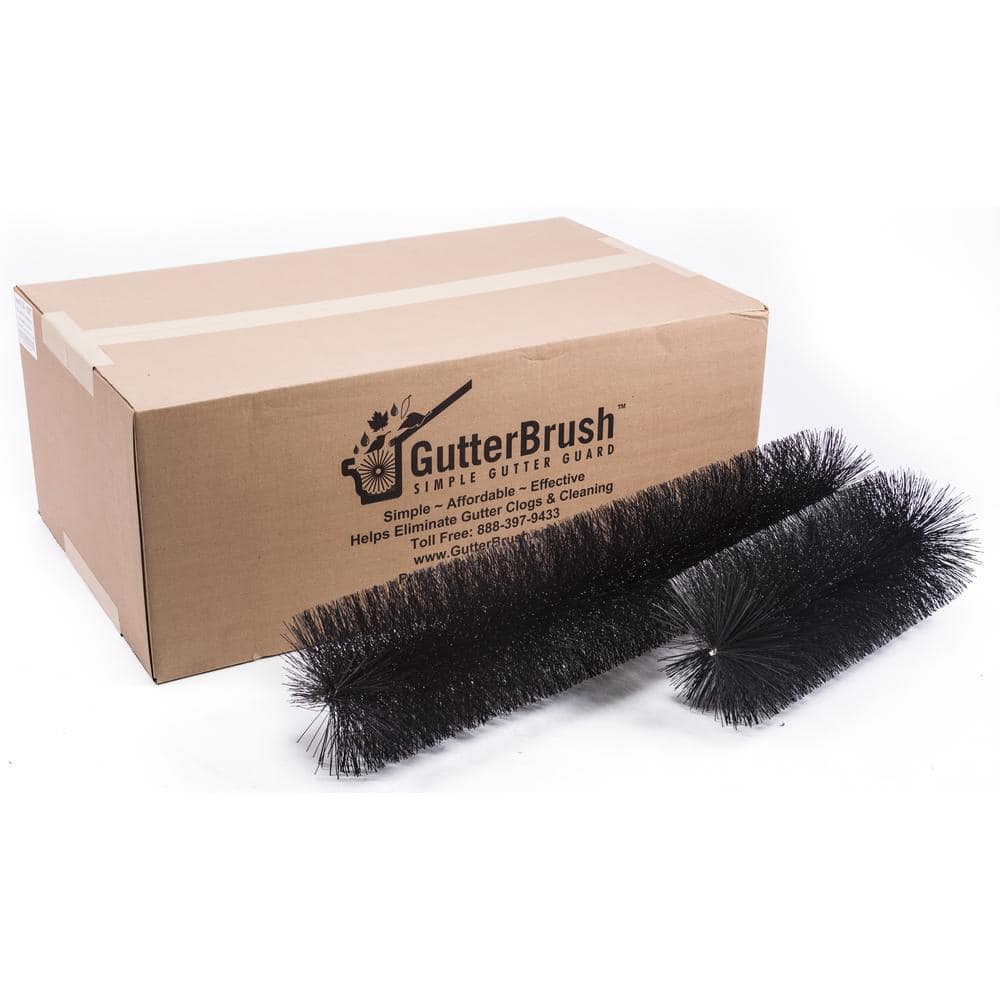GUTTERBRUSH SIMPLE GUTTER GUARD Commercial Pack Leaf Filter Brush Gutter Guard