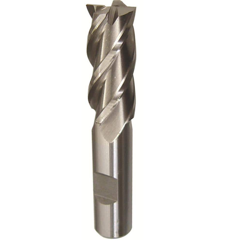 Drill America 1-1/8 in. x 1 in. Shank High Speed Steel End Mill Specialty Bit with 4-Flute (1)