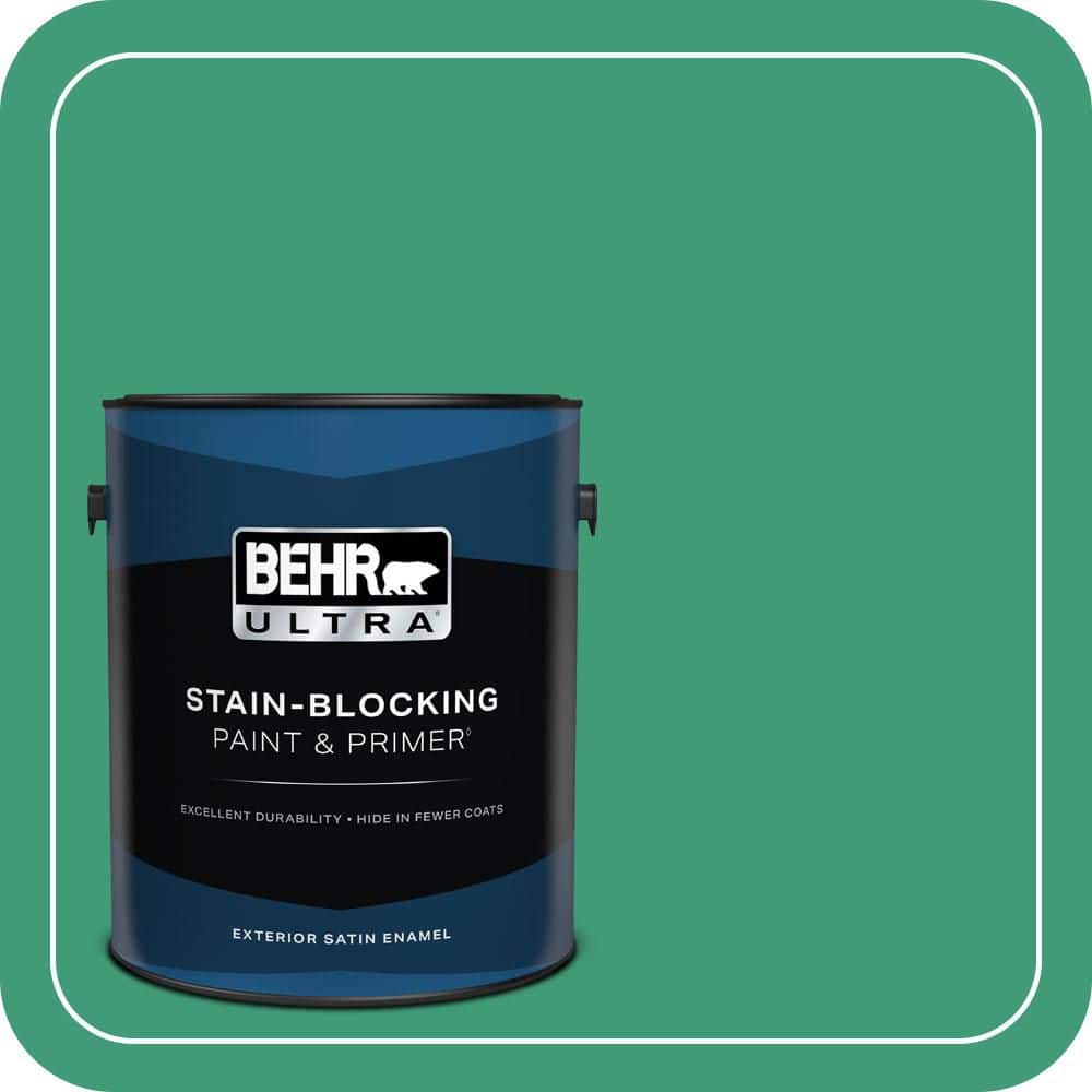 BEHR ULTRA 1 gal. #MQ6-42 Dancing Jewel Satin Enamel Exterior Paint & Primer