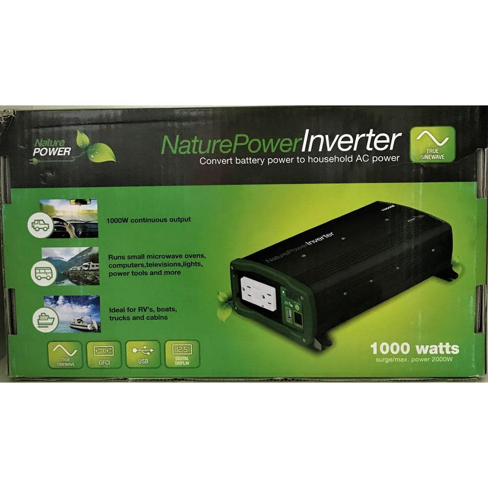 NATURE POWER 1000-Watt Pure Sine Wave Inverter (2)