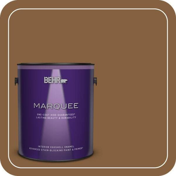 BEHR MARQUEE 1 gal. #PPU4-18 Spice Bazaar Eggshell Enamel Interior Paint & Primer (2)