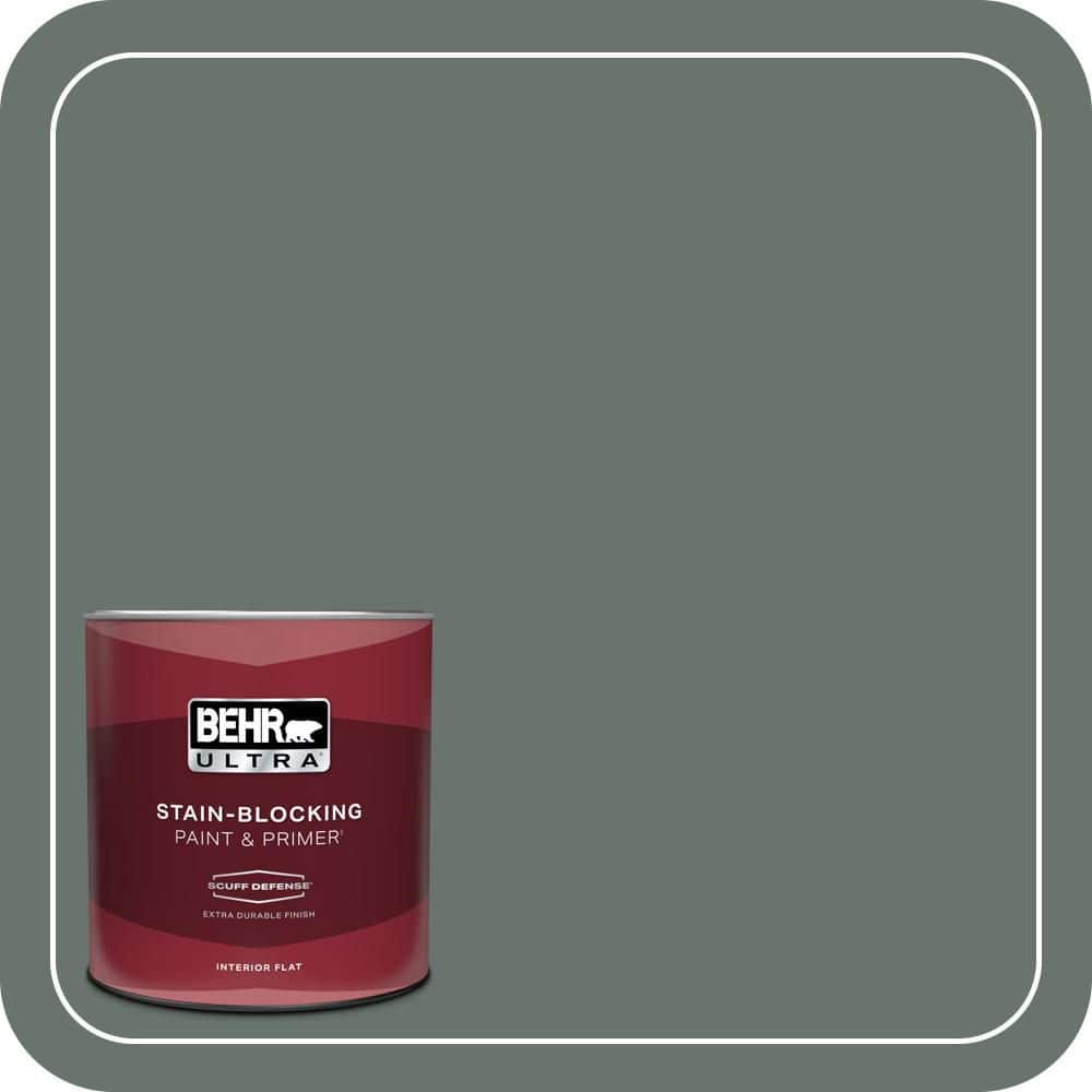 BEHR ULTRA 1 qt. #PPU12-18 Heritage Park Extra Durable Flat Interior Paint & Primer