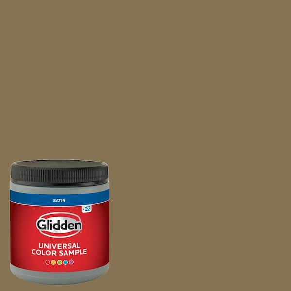 Glidden 8 oz. PPG1101-6 Leather Loafers Satin Interior Paint Sample (2)