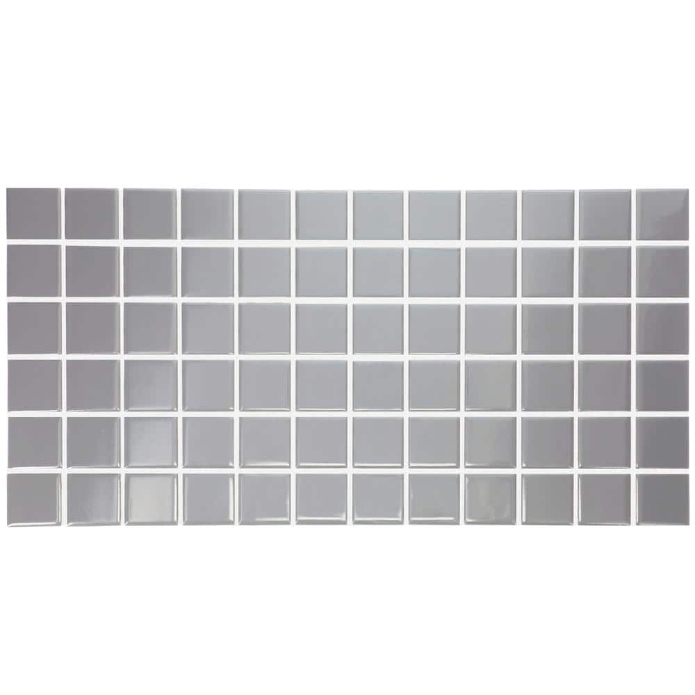 Daltile Restore Dove Gray 12 in. x 24 in. Glazed Ceramic Mosaic Tile (24 sq. ft./Case)