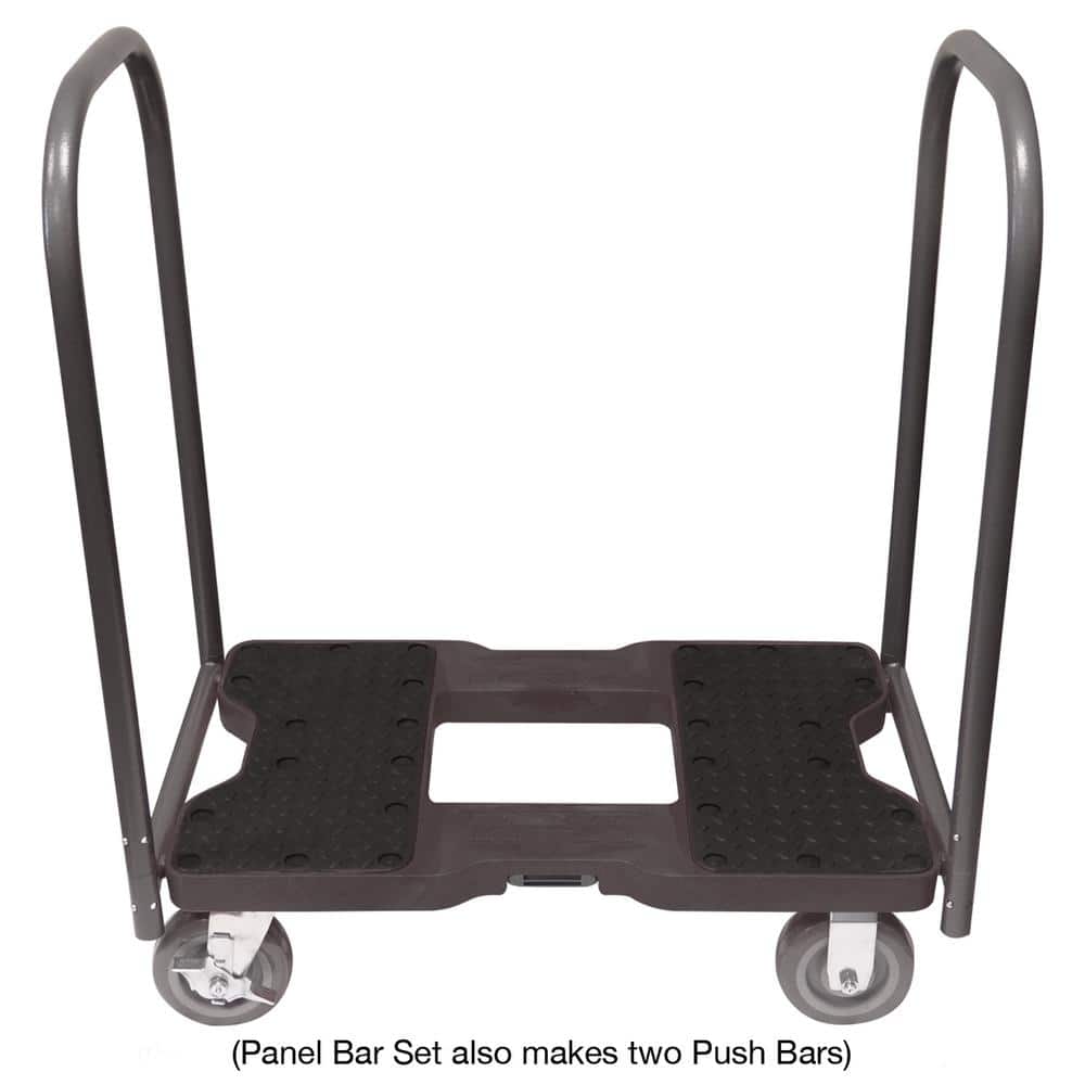 SNAP-LOC 1,800 lbs. Capacity Super-Duty Professional Metal Panel Cart Dolly in Black (2)