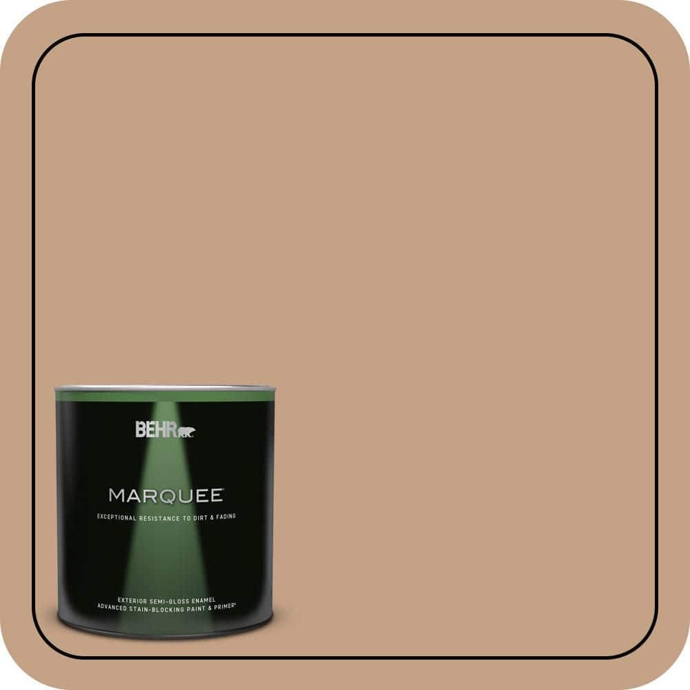 BEHR MARQUEE 1 qt. #S240-4 Pacific Bluffs Semi-Gloss Enamel Exterior Paint & Primer
