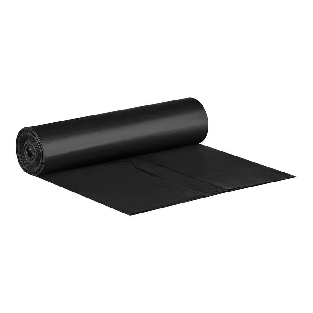 HDX 10 ft. x 25 ft. Black 3.5 mil Plastic Sheeting (2)