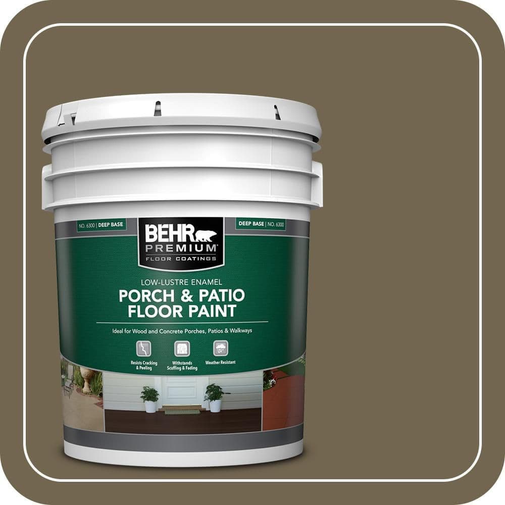 BEHR PREMIUM #N330-7 Low-Lustre Enamel Interior/Exterior Porch and Patio Floor Paint (1)