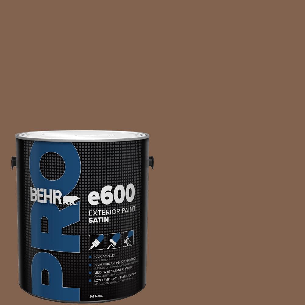 BEHR PRO 1 gal. #HDC-SP14-6 Tilled Earth Satin Exterior Paint (2)