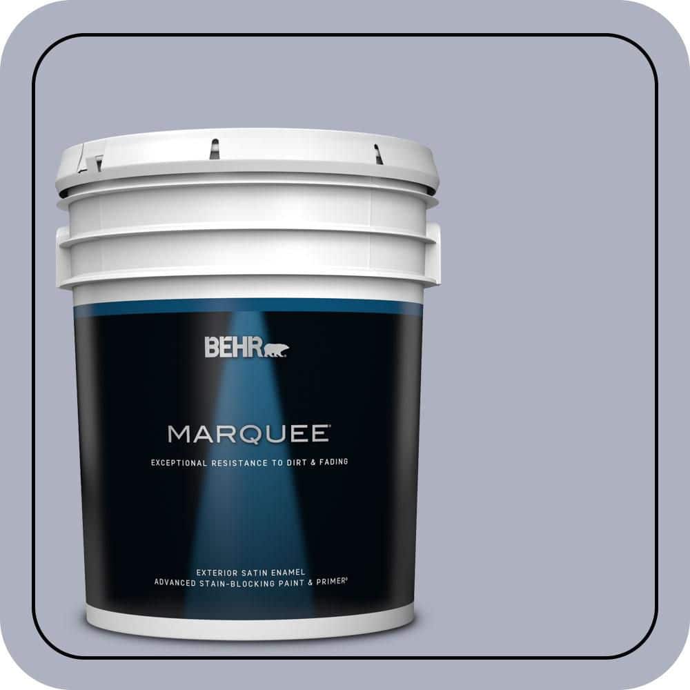 BEHR MARQUEE 5 gal. #S550-3 Chivalrous Satin Enamel Exterior Paint & Primer