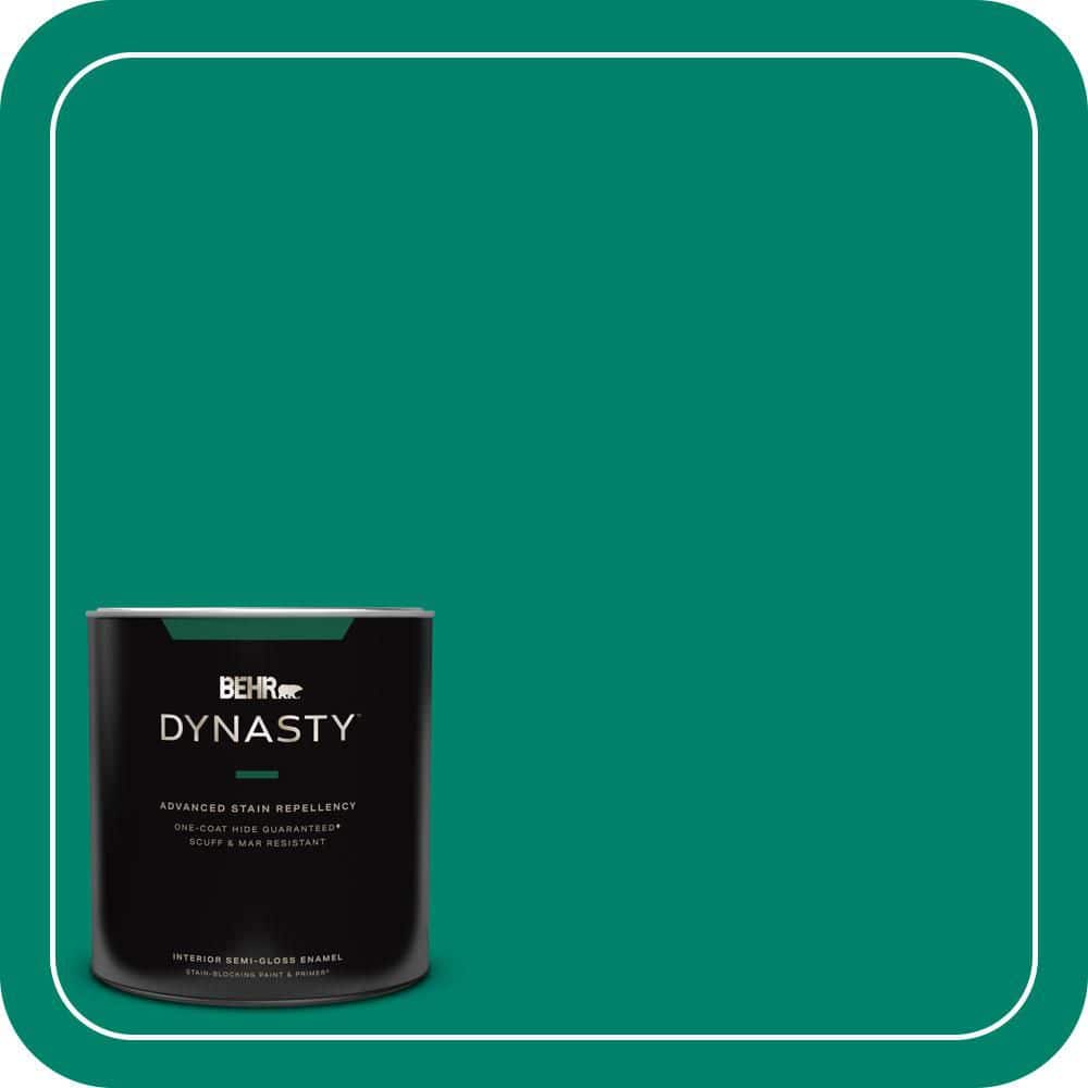BEHR DYNASTY 1 qt. #T16-03 Emperors Silk Semi-Gloss Enamel Interior Stain-Blocking Paint and Primer