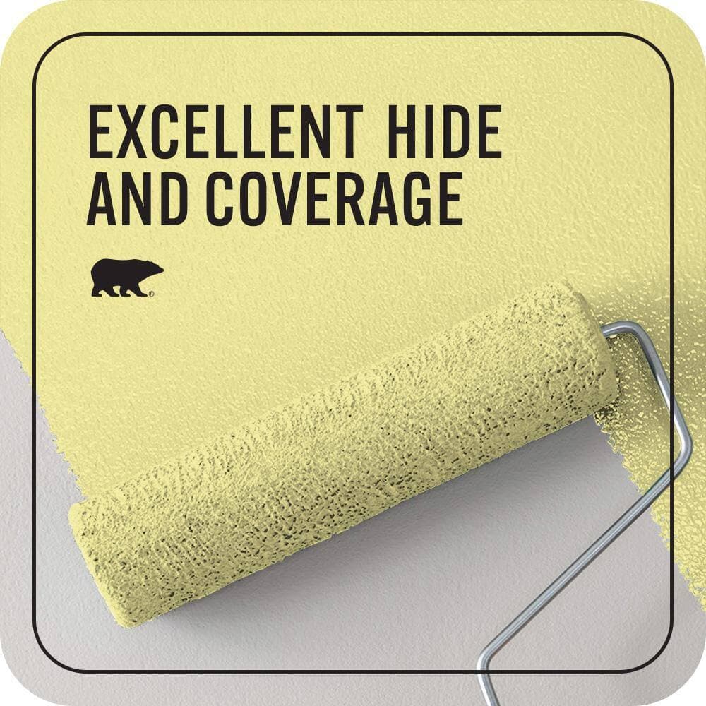 BEHR PREMIUM PLUS #400A-3 Pear Enamel Interior/Exterior Paint & Primer Color Sample (4)