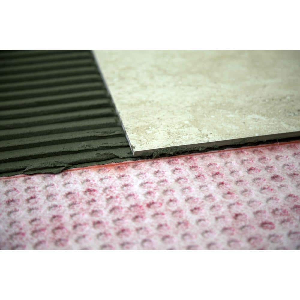 Custom Building Products RedGard 39.4 in. W x 16.5 ft. L x 3 mm T Uncoupling Mat for Tile, Ceramic, Porcelain, Stone (4)